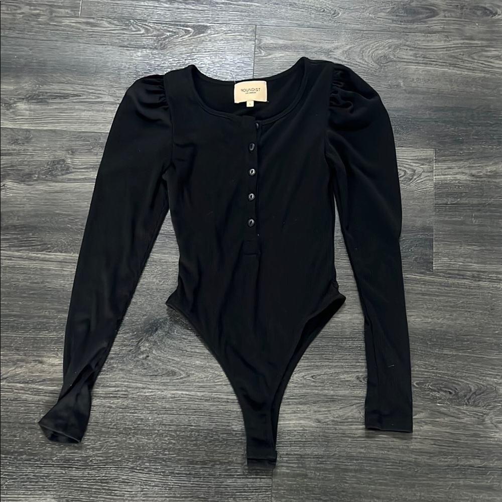 Black Long Sleeve Bodysuit